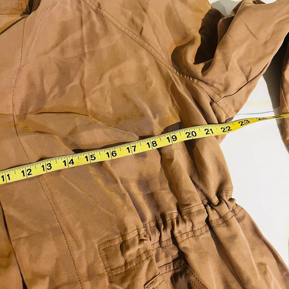 Lane Bryant Open Front Long Jacket Size 16 NWT Brown - Picture 7 of 8